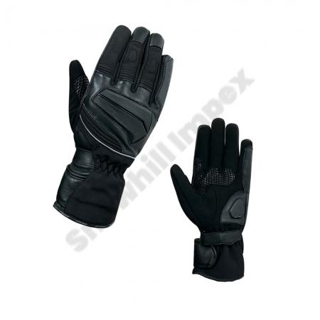 Leather Textile Gloves